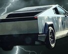 El prototipo Tesla Cybertruck fue visto en Palo Alto, California, donde se estaba probando en la vía pública. (Fuente de la imagen: ftronz & Unsplash - editado)