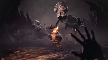 Una imagen en la que aparecen dos enemigos en «The Midnight Walk».