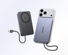 El cargador portátil Ugreen MagFlow Air Ultra Slim PB579 admite carga inalámbrica de 25 W y carga USB-C de 45 W.