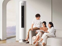 El Xiaomi Soft Wind Vertical Air Conditioner 3hp puede ser controlado con comandos de voz Xiao AI. (Fuente de la imagen: Xiaomi)