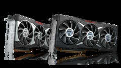 La serie Radeon RX 7000 de AMD podría incluir tanto piezas RDNA 3 como RDNA 2 renovadas, probablemente a partir de Navi 22. (Fuente de la imagen: AMD)