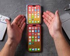 Manos a la obra del modelo de diseño de iPhone plegable (editado).