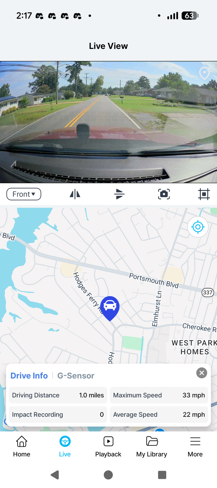 Seguimiento en tiempo real en el mapa