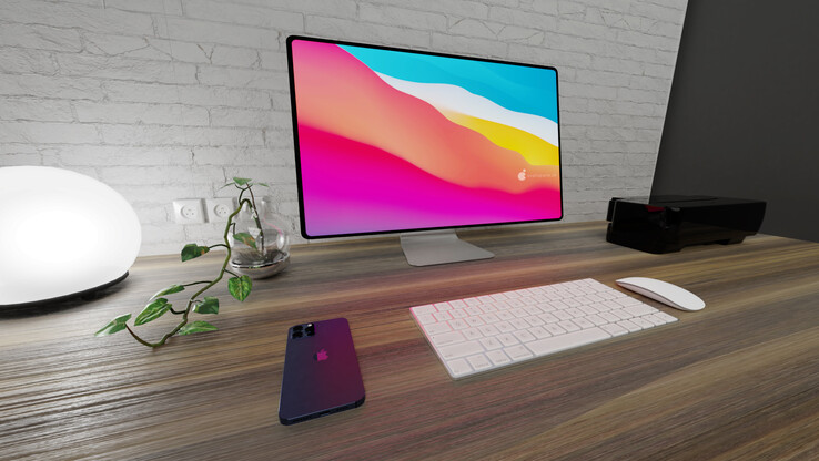 El render del iMac de 32 pulgadas mantiene un perfil elegante (Fuente de la imagen: Svetapple)