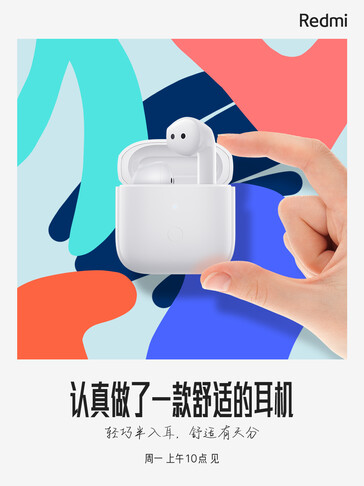 Redmi publica un primer teaser de los Buds 3. (Fuente: Redmi vía Weibo)