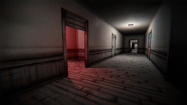 Una captura de pantalla de «A Hole In My Room»