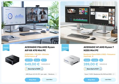 Campaña de descuentos de Acemagic en mini PC