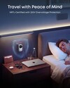 Una imagen de marketing filtrada del adaptador de viaje Anker Nano (4 en 1, 100 W, Smart Display)