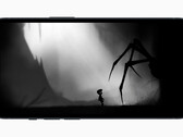 Apple El juego arcade Limbo muestra la experiencia de juego en un iPhone, destacando el ecosistema de juego en expansión de Apple(Fuente de la imagen: Apple Newsroom.)