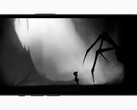 Apple El juego arcade Limbo muestra la experiencia de juego en un iPhone, destacando el ecosistema de juego en expansión de Apple(Fuente de la imagen: Apple Newsroom.)