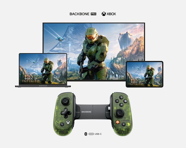 El Backbone Pro Xbox Edition puede utilizarse como mando inalámbrico, ya que dispone de Bluetooth y batería integrada. (Fuente de la imagen: Backbone)