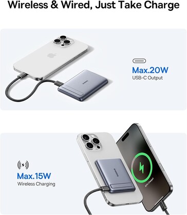 El banco de energía magnético Baseus PicoGo Ultra-Mini. (Fuente de la imagen: Baseus)