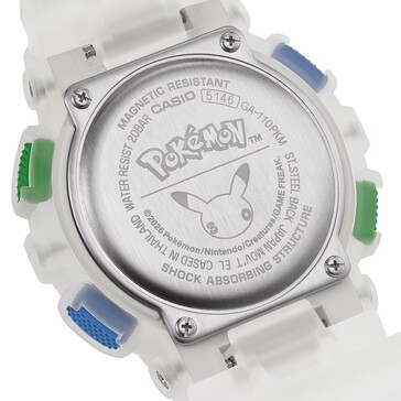 Fondo de la caja del modelo GA-110PKM-7A del 30.º aniversario de Pokémon