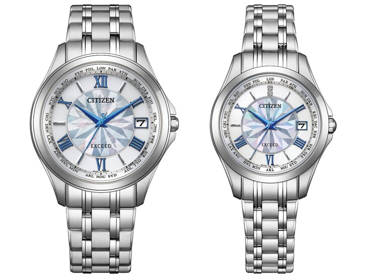 Los relojes Citizen CB1080-52W (izquierda) y EC1120-59W (derecha)