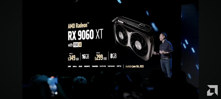 Precio y disponibilidad de la Radeon RX 9060 XT (fuente de la imagen: AMD)