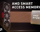 SAM puede mejorar la velocidad de fotogramas hasta en un 10 por ciento en ciertos títulos (Fuente de la imagen: AMD)