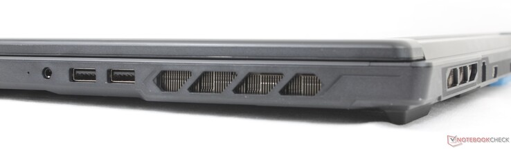 Salida de auriculares de 3,5 mm, 2 puertos USB-A 3.2 Gen. 1