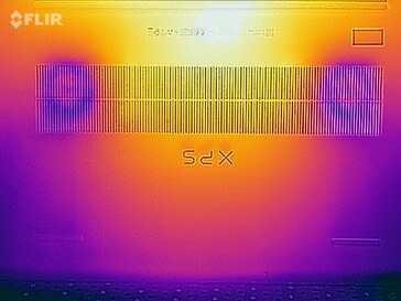 Temperaturas de la superficie durante la prueba de esfuerzo (abajo)