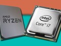 Intel ha conseguido recuperar cuota frente a AMD en las últimas cifras de uso de CPU de la encuesta de Steam. (Fuente de la imagen: AMD/Intel/Steam - editado)