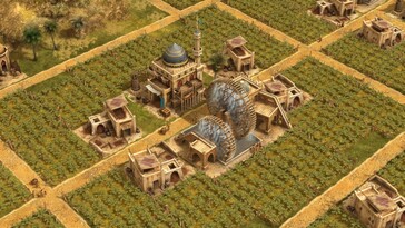 Una imagen que muestra una granja en Anno 1404 - History Edition.