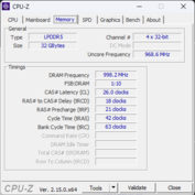 Memoria CPU-Z