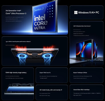 Especificaciones básicas del Redmi Book Pro 14 2026 (traducción automática)