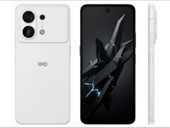 Una supuesta foto del HMD Ace 5G muestra que tiene un botón personalizable en el lado izquierdo. (Fuente de la imagen: smashx_60 en X)
