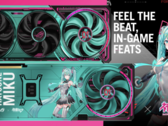 Asus RTX 5080 ROG Astral Edición Hatsune Miku: ¿Cantará la canción del quejido de la bobina? (Fuente de la imagen: Videocardz.com)