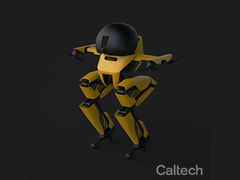 LEONARDO es un robot bípedo capaz de volar (Fuente: Caltech)