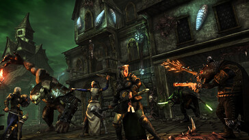 Una imagen que muestra una batalla en Mordheim: Ciudad de los Condenados.