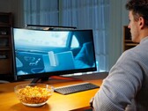 La ScreenBar Pro de BenQ se enciende automáticamente cuando alguien se acerca al monitor. (Imagen: BenQ)