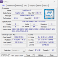 Información del sistema CPU-Z: CPU