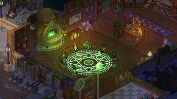 En la imagen: una captura de pantalla del juego Witchbrook.