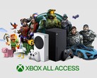 Banner de Xbox All Access con las consolas Xbox mostradas
