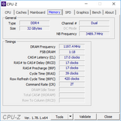 CPU-Z Memoria