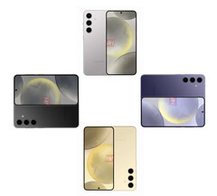 El Galaxy S24 en cuatro de sus siete colores de lanzamiento rumoreados. (Fuente de la imagen: Android Headlines)