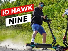 El e-scooter IO Hawk Nine puede tener un motor de 500 W o dos de 250 W. (Fuente de la imagen: IO Hawk)