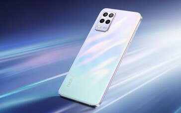 El Realme 9 5G en blanco Stargaze...