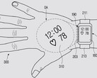 El nuevo concepto de reloj-proyector. (Fuente: Samsung vía USPTO)