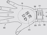 El nuevo concepto de reloj-proyector. (Fuente: Samsung vía USPTO)