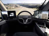 La rueda del Semi aterriza definitivamente en el Model 3 (imagen: Tesla)