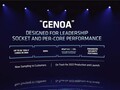 Una supuesta diapositiva filtrada de AMD para Genoa. (Fuente: ComputerBase)