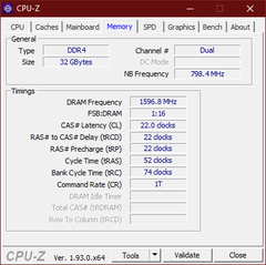 Memoria CPU-Z