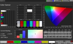 Gama de colores CalMAN sRGB
