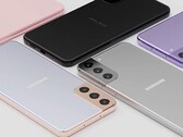 Una representación de la serie Galaxy S21, según Ice Universe. (Fuente de la imagen: Universo de Hielo)