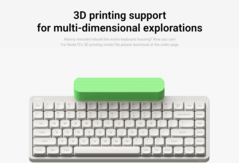 Accesorio NuPhy Node75 impreso en 3D. (Fuente de la imagen: NuPhy)