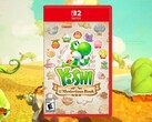 Se muestra el juego Yoshi y el Libro Misterioso para Switch 2 físico