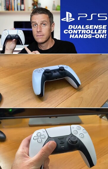 DualSense controller. (Fuente de la imagen: @geoffkeighley via NeoGAF)