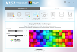 Perfiles de color con sólo pulsar un botón con MSI True Color