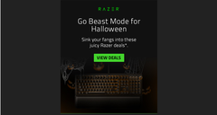 El nuevo evento de Hallowe&#039;en de Razer está en marcha. (Fuente: Razer)